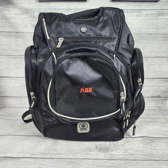 OGIO Bounty Hunter Ruck 20 Laptop Backpack Audio & Lots Pockets Black ABB Logo - Picture 1 of 16